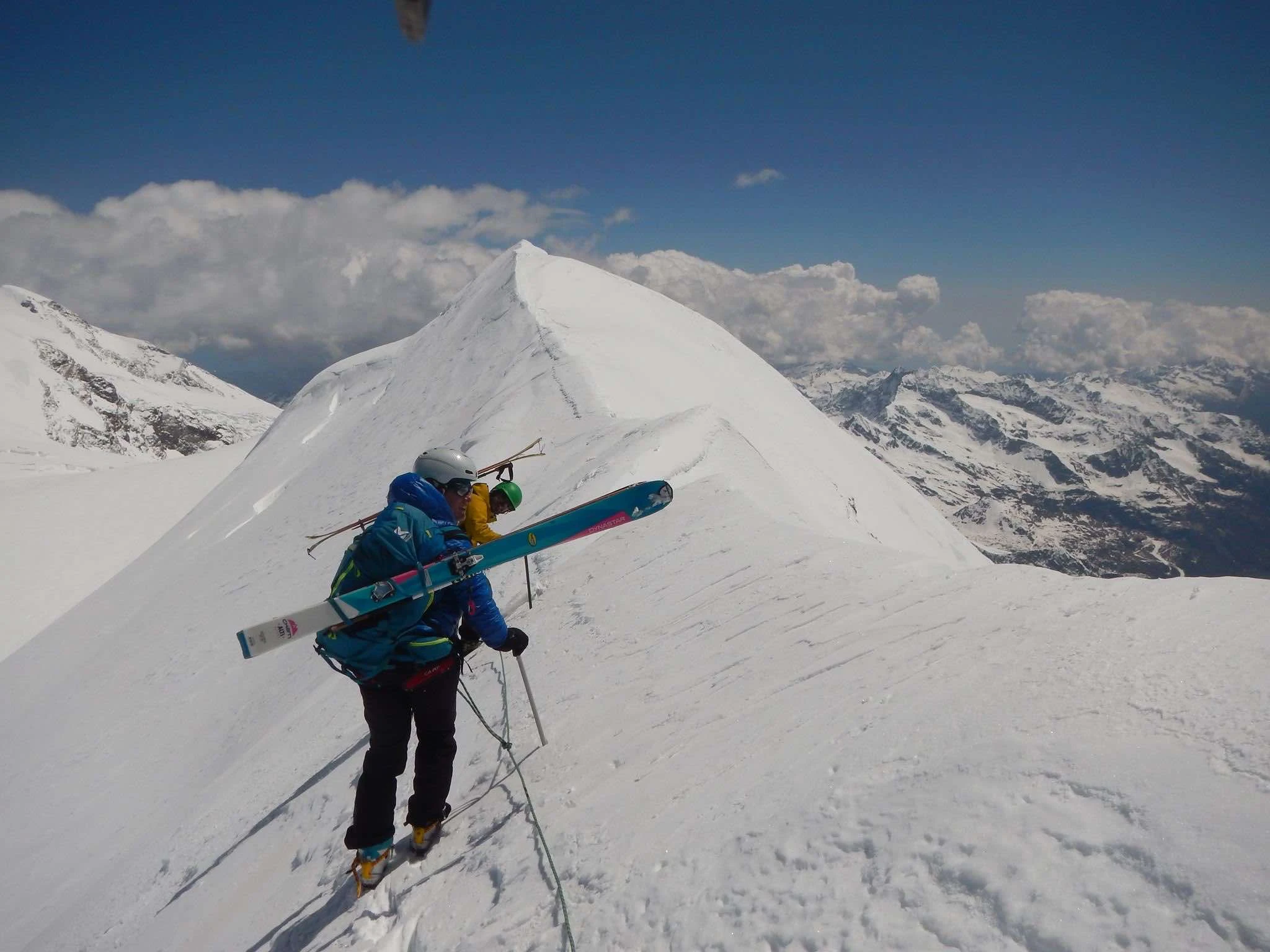 ALTA VIA del MONTE ROSA Con Mauro Piccione A. Guida Alpina